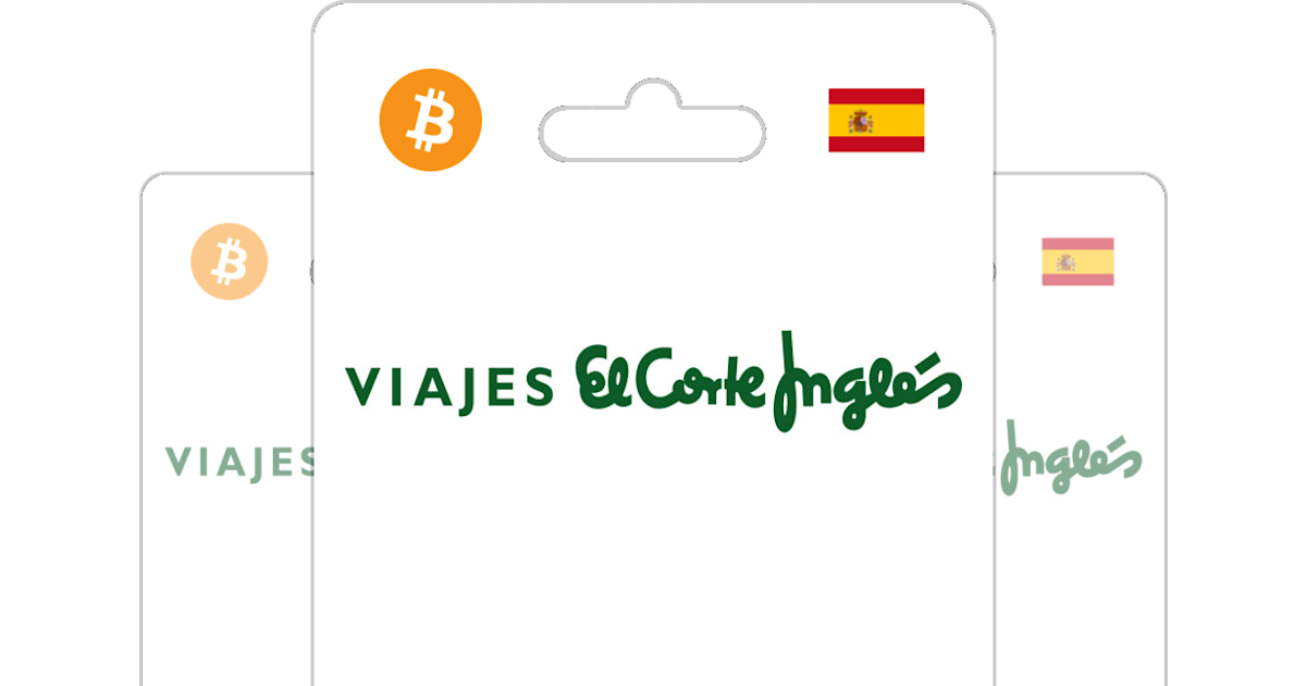 Mua Thẻ quà tặng Viajes El Corte Inglés với Bitcoin, ETH hoặc tiền điện tử  - Bitrefill