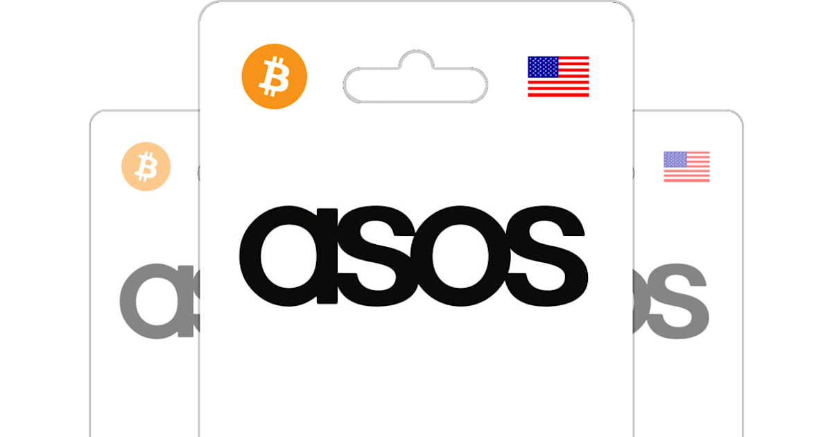 Buy ASOS Gift Card with Bitcoin, ETH, USDT or Crypto - Bitrefill