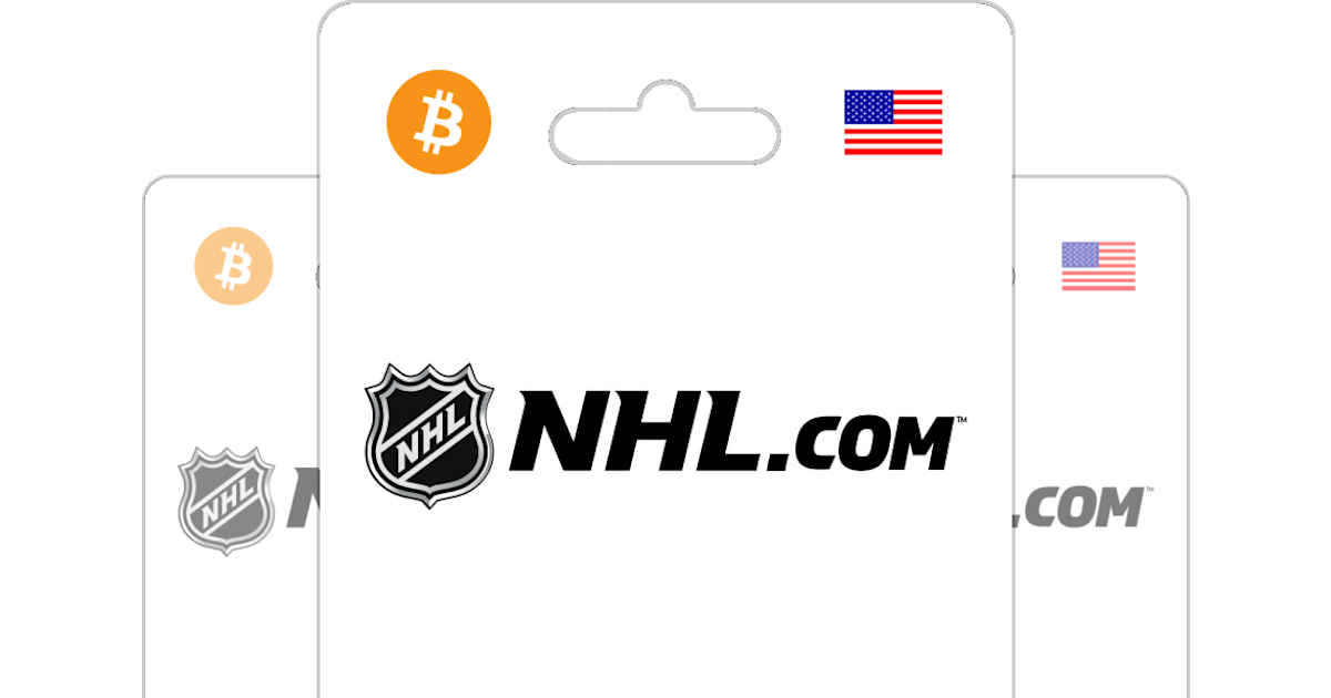 Buy NHL Shop Gift Card with Bitcoin, ETH, USDT or Crypto Bitrefill