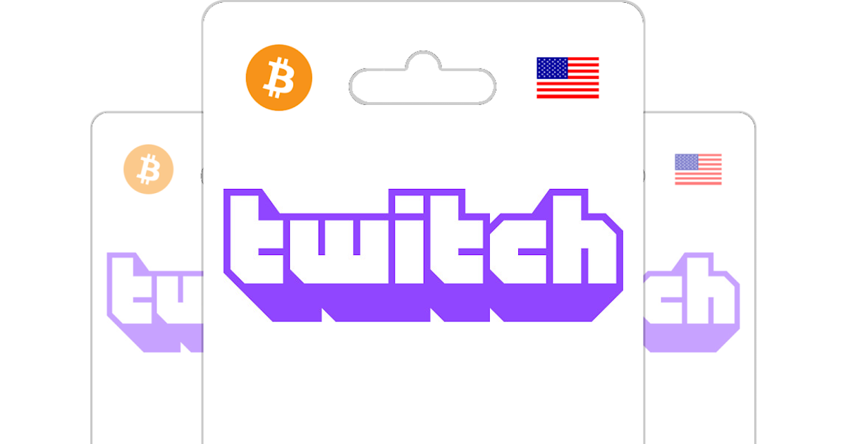 Buy Twitch Gift Card with Bitcoin, ETH, USDT or Crypto Bitrefill