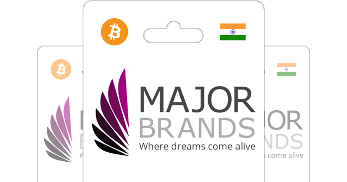 Buy Major Brand with Bitcoin or altcoins - Bitrefill