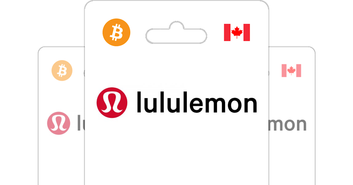 Buy lululemon Gift Card with Bitcoin, ETH or Crypto - Bitrefill