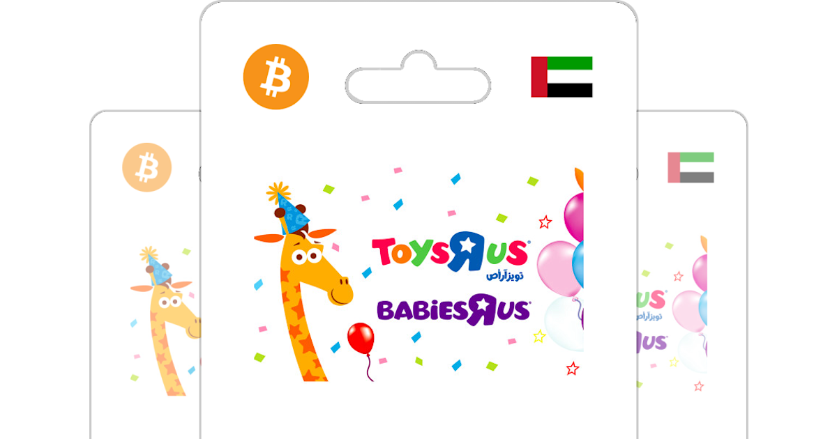 Buy Babies R Us Gift Card with Bitcoin, ETH, USDT or Crypto Bitrefill