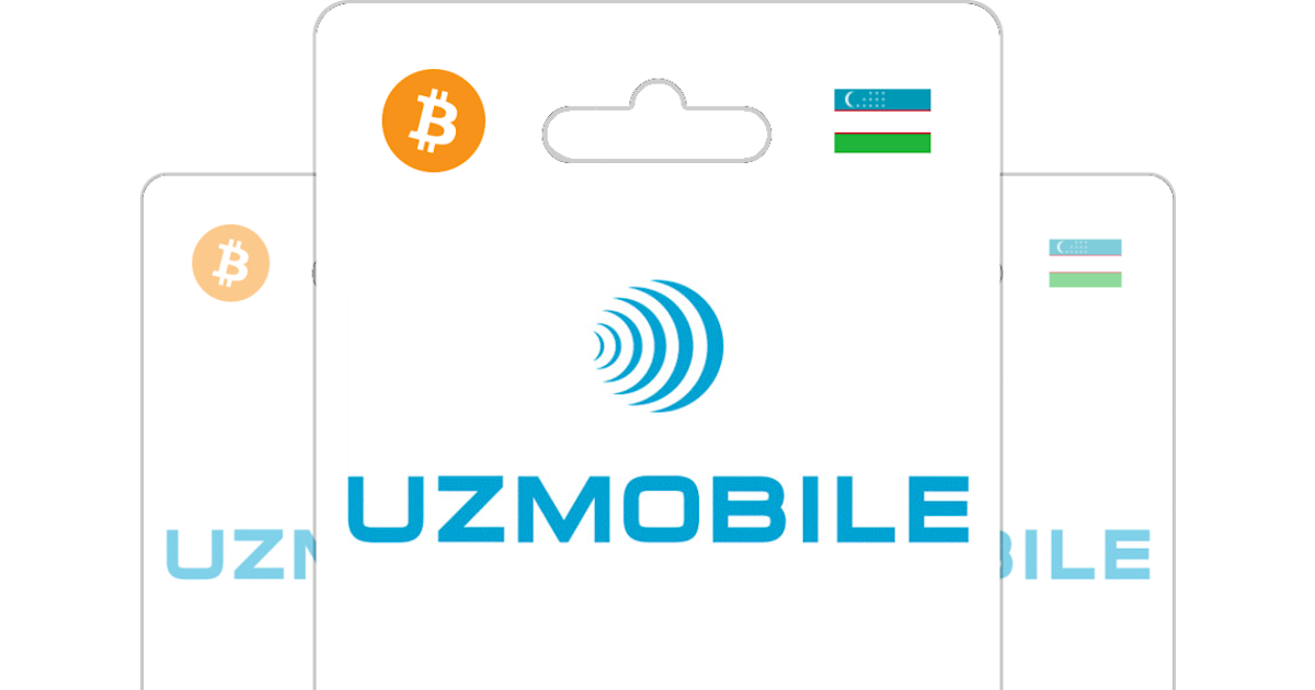 UzMobile Prepaid Top Up with Bitcoin, ETH or Crypto - Bitrefill