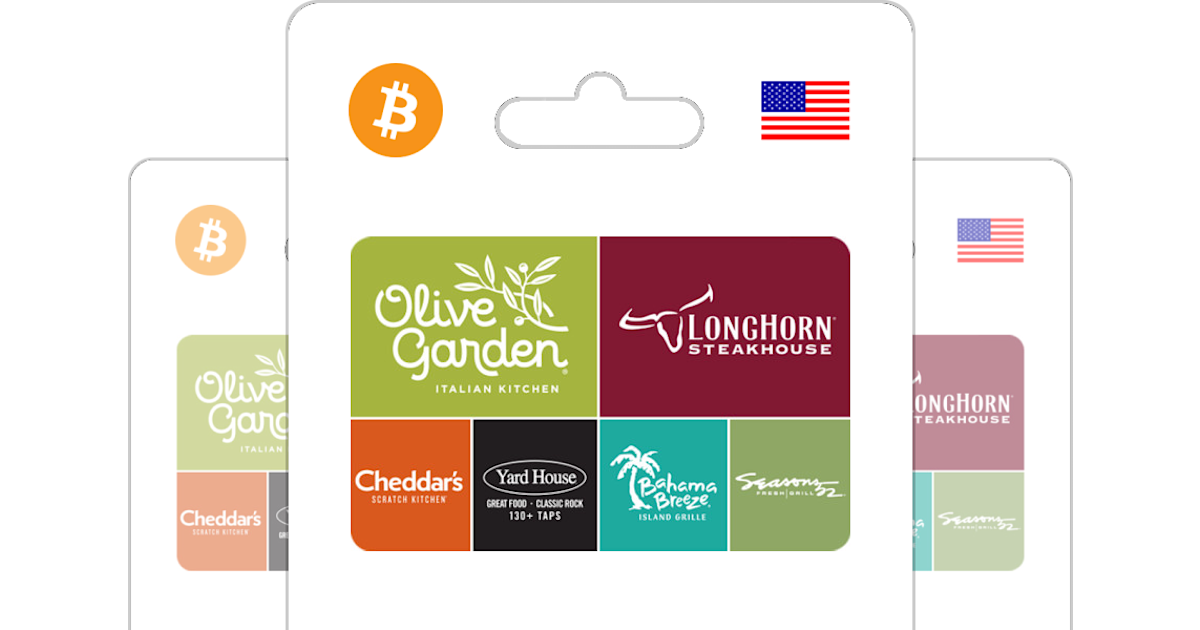 Buy Darden Restaurants US Gift Card with Bitcoin, ETH or Crypto Bitrefill