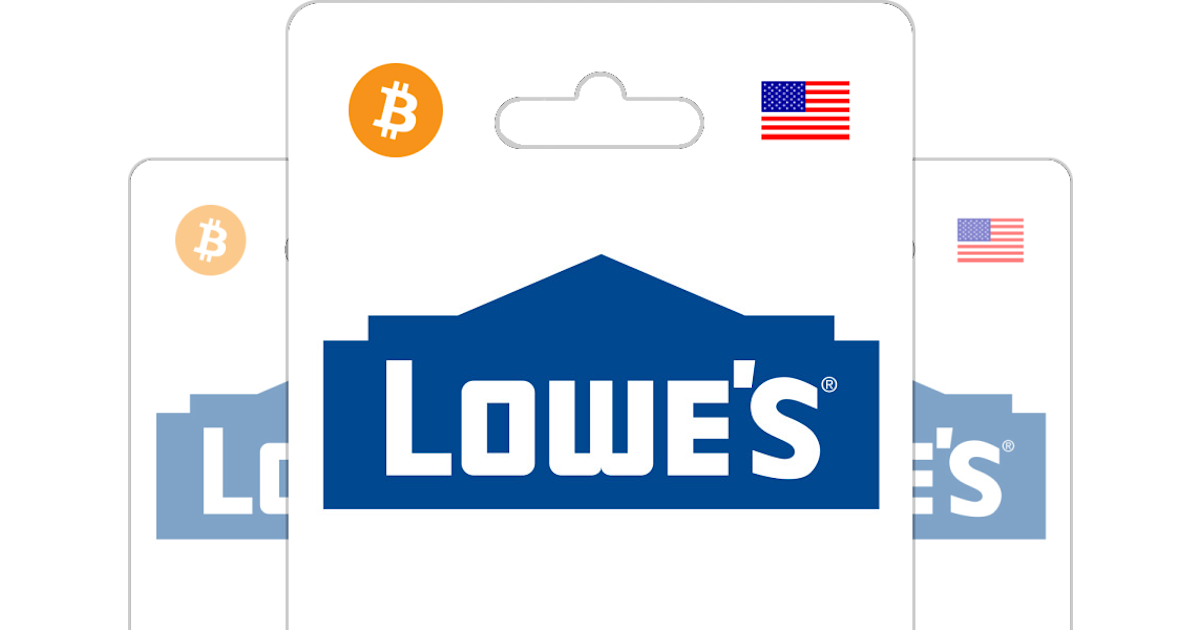 Buy Lowe's Gift Card with Bitcoin, Dogecoin, ETH or Crypto ...