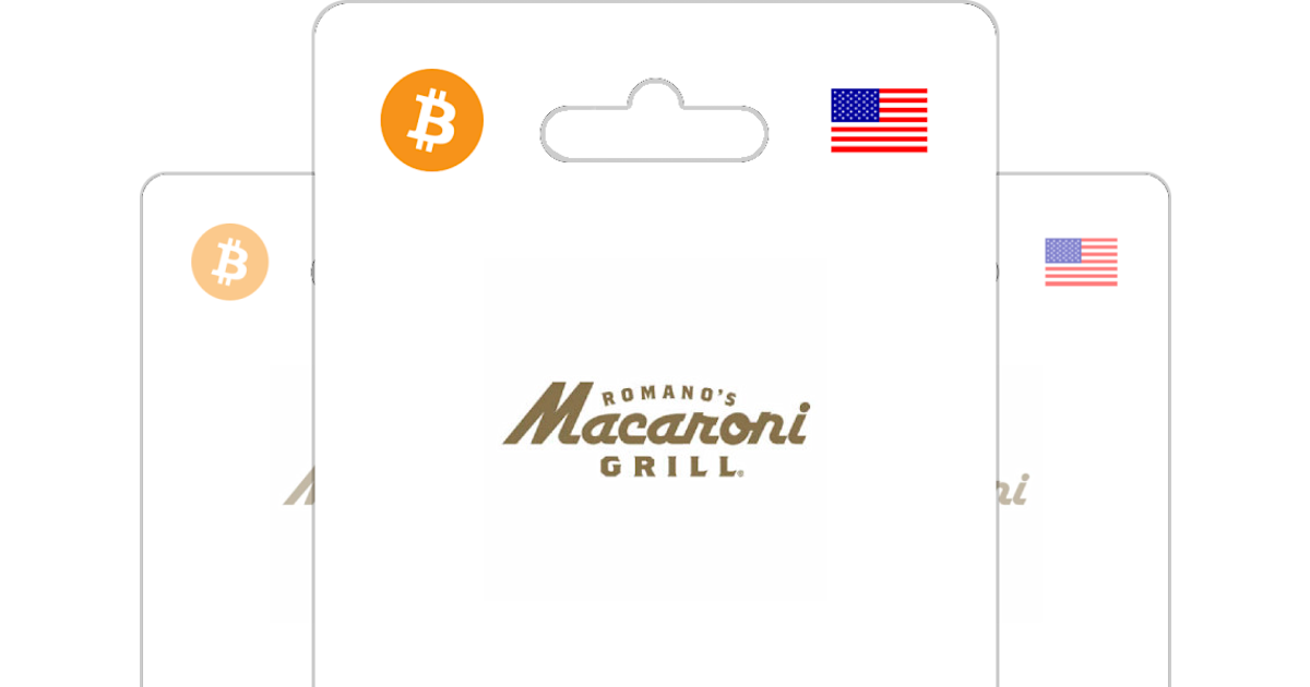 Buy Macaroni Grill US Gift Card with Bitcoin, ETH or Crypto Bitrefill
