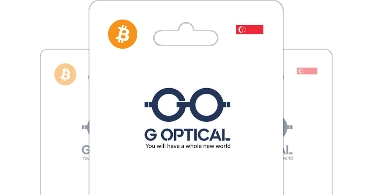 Buy G OPTICAL Gift Card with Bitcoin, ETH, USDT or Crypto Bitrefill