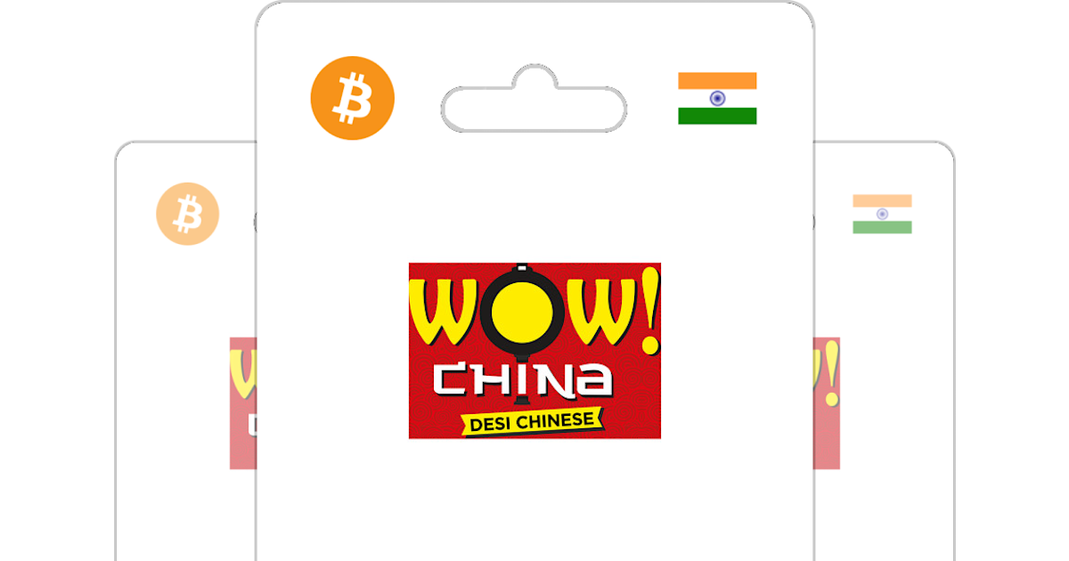 Buy Wow! China Gift Card with Bitcoin, ETH, USDT or Crypto - Bitrefill