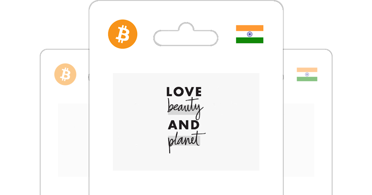 Buy Love, Beauty &amp; Planet Gift Card with Bitcoin, ETH or Crypto - Bitrefill