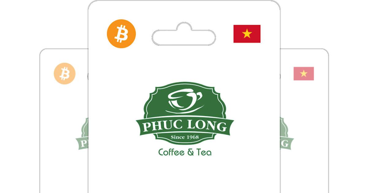 Buy Phúc Long Tea Gift Card with Bitcoin, ETH or Crypto Bitrefill
