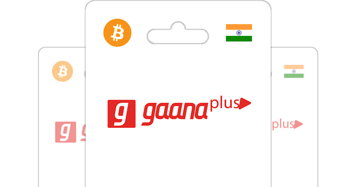 Buy Gaana Plus Gift Card with Bitcoin, ETH, USDT or Crypto Bitrefill