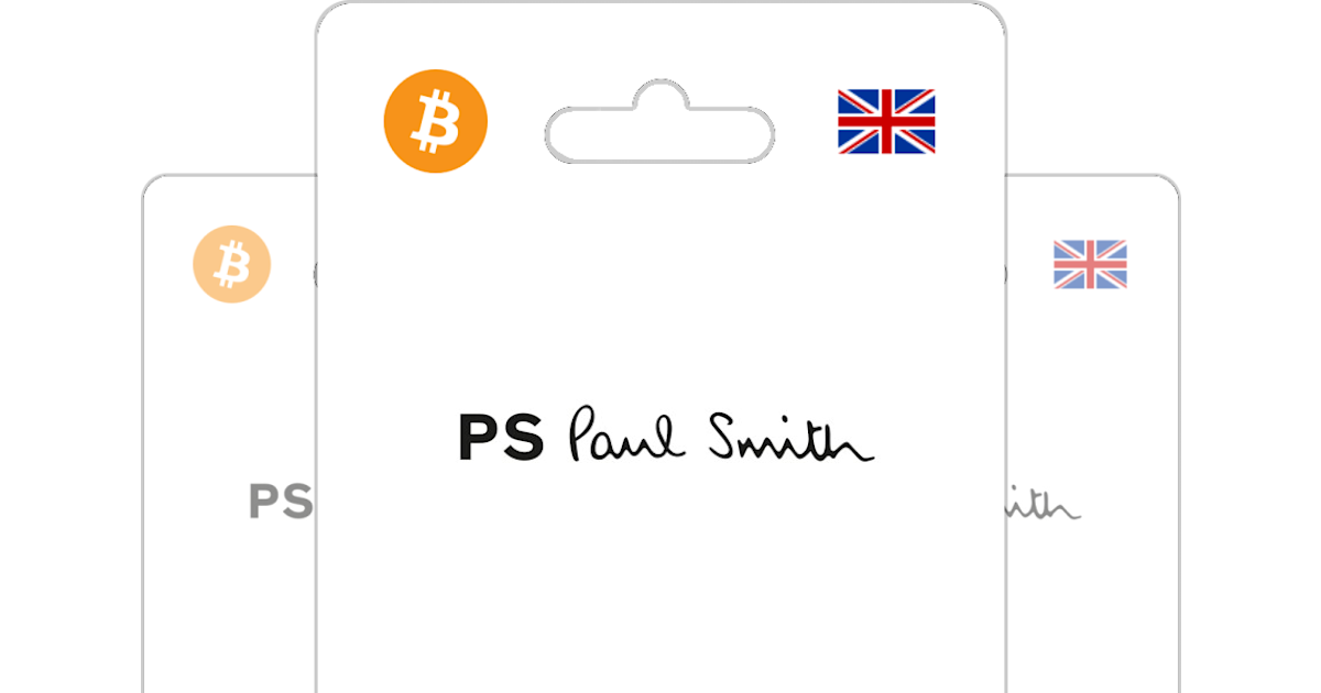 Buy Paul Smith Gift Card with Bitcoin, ETH, USDT or Crypto Bitrefill