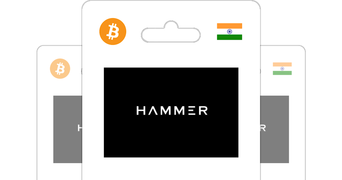 Buy Hammer Gift Card with Bitcoin, ETH, USDT or Crypto Bitrefill