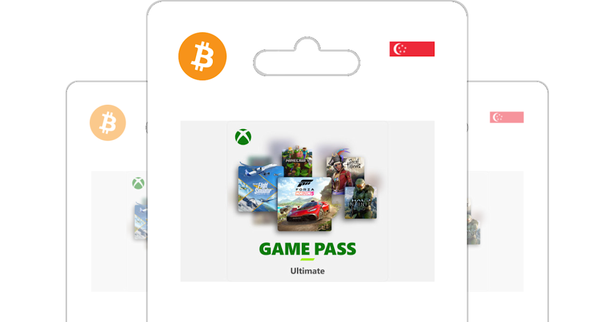 Buy Microsoft Xbox Game Pass Ultimate Gift Card with Bitcoin, ETH or