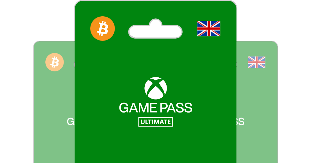 Buy Xbox Game Pass Ultimate Gift Card with Bitcoin ETH or Crypto Bitrefill