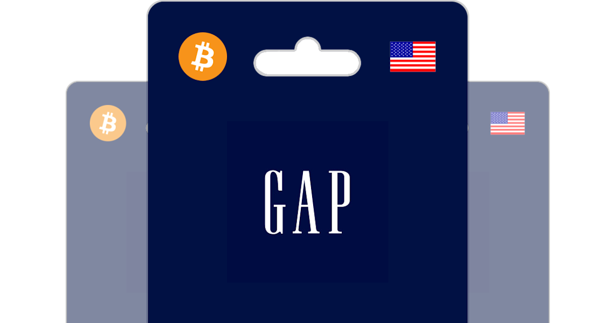 The gap shop card