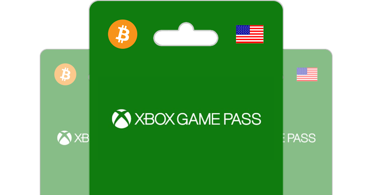 Buy Xbox Game Pass Gift Card with Bitcoin ETH or Crypto Bitrefill