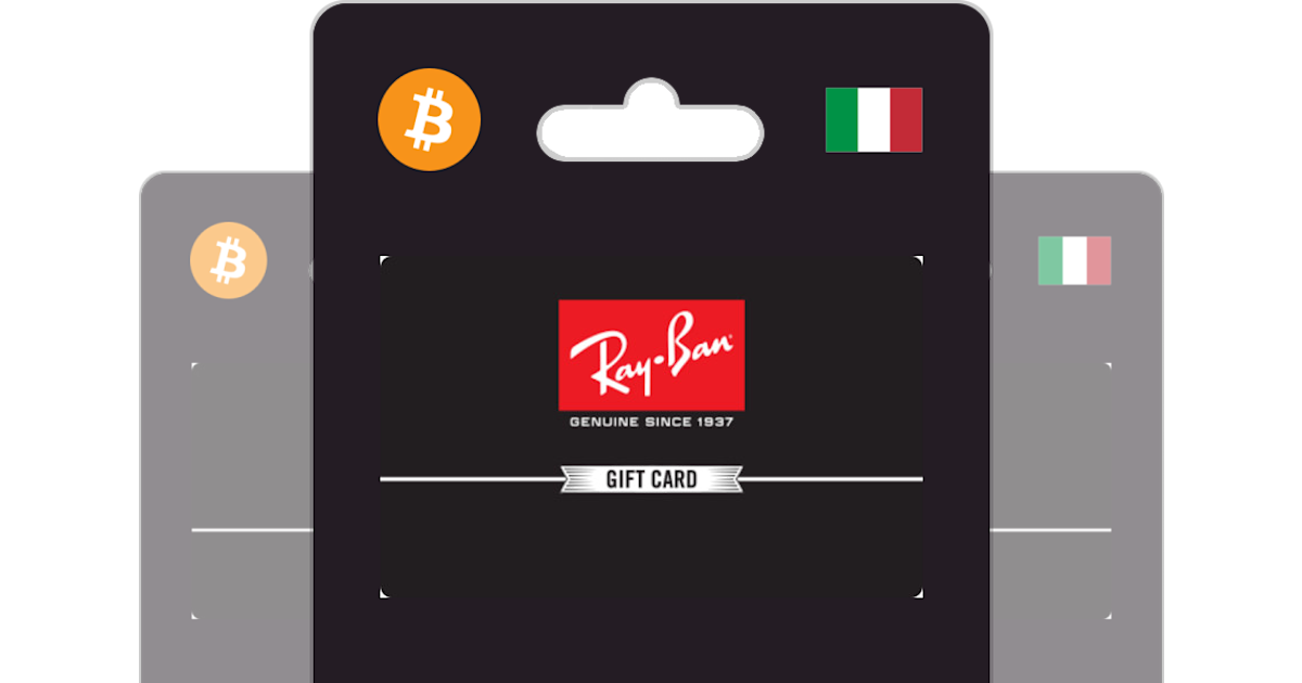 Ray ban gift sale card