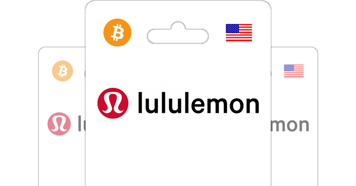 Buy lululemon Gift Card with Bitcoin, ETH or Crypto Bitrefill