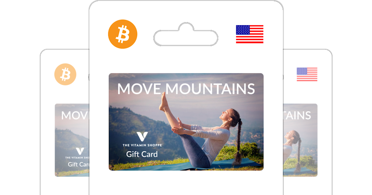 Buy The Vitamin Shoppe Gift Card with Bitcoin ETH or Crypto