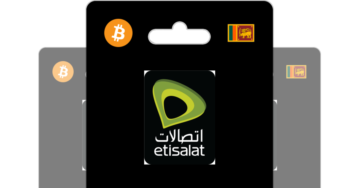 Etisalat Prepaid Top Up With Bitcoin Or Altcoins - 