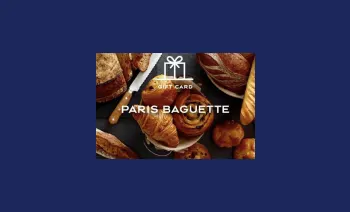 Paris Baguette Gift Card